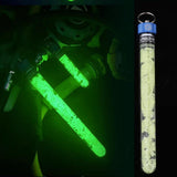 Maxbell Glow Light Stick Fluorescent Light for Night Snorkeling Water Sports Camping Blue 184x15.5mm