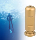 Maxbell Freediving Ear Equalization Exerciser Aluminum Practing Ear Pressure Balance Gold