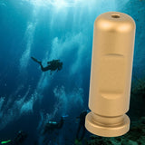 Maxbell Freediving Ear Equalization Exerciser Aluminum Practing Ear Pressure Balance Gold