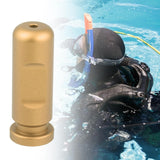 Maxbell Freediving Ear Equalization Exerciser Aluminum Practing Ear Pressure Balance Gold