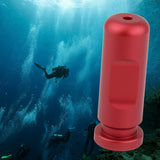 Maxbell Freediving Ear Equalization Exerciser Aluminum Practing Ear Pressure Balance Red