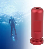 Maxbell Freediving Ear Equalization Exerciser Aluminum Practing Ear Pressure Balance Red