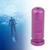 Maxbell Freediving Ear Equalization Exerciser Aluminum Practing Ear Pressure Balance Purple
