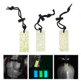 Maxbell Diving Luminous Tag Hangtag High Brightness Long Time Glow in The Dark Fluorescent Green