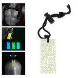 Maxbell Diving Luminous Tag Hangtag High Brightness Long Time Glow in The Dark Glacier Blue