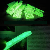 Maxbell Diving Luminous Tag Hangtag High Brightness Long Time Glow in The Dark Glacier Blue