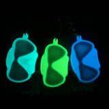 Maxbell Diving Key Ring Glow in Dark Keychain for Outdoor Night Walking Green