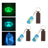 Maxbell Diving Key Ring Glow in Dark Keychain for Outdoor Night Walking Green