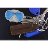 Maxbell Diving Key Ring Glow in Dark Keychain for Outdoor Night Walking Blue