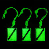 Maxbell Diving Flag Luminous Tag Hanging Pendant Hangtag Charm for BCD Tank Backpack