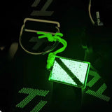 Maxbell Diving Flag Luminous Tag Hanging Pendant Hangtag Charm for BCD Tank Backpack
