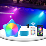 Maxbell RGB Submersible Light RGB Swimming Pool Night Lamp for Swimming Pool Wedding