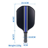 Maxbell Carbon Fiber Pickleball Paddles Advanced Player Home Gym Pickleball Rackets Style A