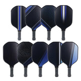 Maxbell Carbon Fiber Pickleball Paddles Advanced Player Home Gym Pickleball Rackets Style A