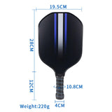 Maxbell Carbon Fiber Pickleball Paddles Advanced Player Home Gym Pickleball Rackets Style D