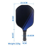 Maxbell Carbon Fiber Pickleball Paddles Advanced Player Home Gym Pickleball Rackets Style G