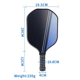 Maxbell Carbon Fiber Pickleball Paddles Advanced Player Home Gym Pickleball Rackets Style I