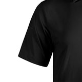 Maxbell Mens Short Sleeve T Shirt Casual Tee Shirt for Business Hiking Daily Leisure XL Black