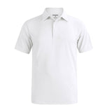 Maxbell Mens Short Sleeve T Shirt Casual Tee Shirt for Business Hiking Daily Leisure M White