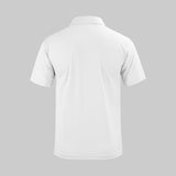 Maxbell Mens Short Sleeve T Shirt Casual Tee Shirt for Business Hiking Daily Leisure L White