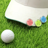 Maxbell Golf Hat Clip Ball Marker Golf Alignment Reader Tool Golf Putting Aid Reader Red