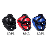 Maxbell Boxing Headgear Unisex Portable Martial Arts Helmet Mma Muay Thai Karate Black S