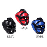 Maxbell Boxing Headgear Unisex Portable Martial Arts Helmet Mma Muay Thai Karate Black S