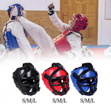 Maxbell Boxing Headgear Unisex Portable Martial Arts Helmet Mma Muay Thai Karate Black S