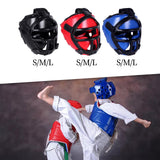 Maxbell Boxing Headgear Unisex Portable Martial Arts Helmet Mma Muay Thai Karate Black S