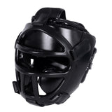 Maxbell Boxing Headgear Unisex Portable Martial Arts Helmet Mma Muay Thai Karate Black Color M