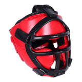 Maxbell Boxing Headgear Unisex Portable Martial Arts Helmet Mma Muay Thai Karate Red of S