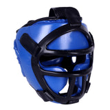 Maxbell Boxing Headgear Unisex Portable Martial Arts Helmet Mma Muay Thai Karate Blue S