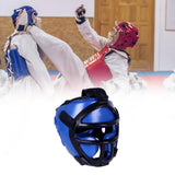 Maxbell Boxing Headgear Unisex Portable Martial Arts Helmet Mma Muay Thai Karate Blue S