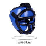 Maxbell Boxing Headgear Unisex Portable Martial Arts Helmet Mma Muay Thai Karate Blue S