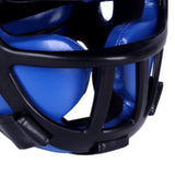 Maxbell Boxing Headgear Unisex Portable Martial Arts Helmet Mma Muay Thai Karate Blue Color M