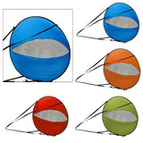 Maxbell Downwind Wind Sail Kit 42" Popup Kayak Wind Sail for Inflatable Boats Canoes blue
