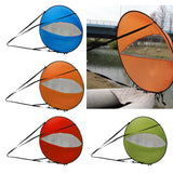 Maxbell Downwind Wind Sail Kit 42" Popup Kayak Wind Sail for Inflatable Boats Canoes blue