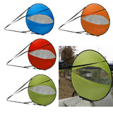 Maxbell Downwind Wind Sail Kit 42" Popup Kayak Wind Sail for Inflatable Boats Canoes blue