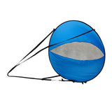 Maxbell Downwind Wind Sail Kit 42" Popup Kayak Wind Sail for Inflatable Boats Canoes blue