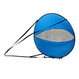 Maxbell Downwind Wind Sail Kit 42" Popup Kayak Wind Sail for Inflatable Boats Canoes blue