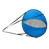 Maxbell Downwind Wind Sail Kit 42" Popup Kayak Wind Sail for Inflatable Boats Canoes blue