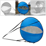Maxbell Downwind Wind Sail Kit 42" Popup Kayak Wind Sail for Inflatable Boats Canoes blue