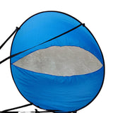 Maxbell Downwind Wind Sail Kit 42" Popup Kayak Wind Sail for Inflatable Boats Canoes blue