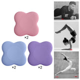 Maxbell 2Pcs Yoga Knee Pads Yoga Mat Accessory Balance Cushion for Ankle Elbow Floor Pink