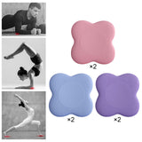 Maxbell 2Pcs Yoga Knee Pads Yoga Mat Accessory Balance Cushion for Ankle Elbow Floor Pink