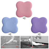 Maxbell 2Pcs Yoga Knee Pads Yoga Mat Accessory Balance Cushion for Ankle Elbow Floor Pink