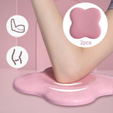 Maxbell 2Pcs Yoga Knee Pads Yoga Mat Accessory Balance Cushion for Ankle Elbow Floor Pink