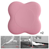 Maxbell 2Pcs Yoga Knee Pads Yoga Mat Accessory Balance Cushion for Ankle Elbow Floor Pink