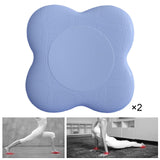 Maxbell 2Pcs Yoga Knee Pads Yoga Mat Accessory Balance Cushion for Ankle Elbow Floor Blue