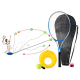 Maxbell Self Practice Tennis Racket Durable Tool Solo Training Tennis Trainer Return Adult With Bag